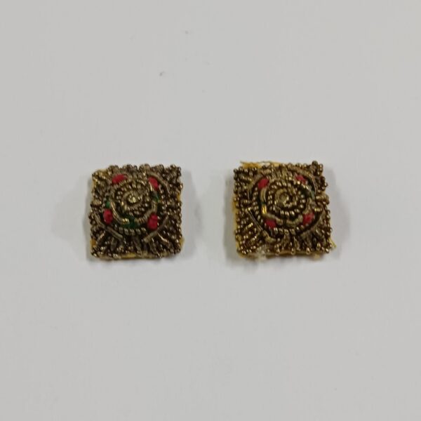 Pareja de insignias de Rango entorchadas 14 mm WW2 UK