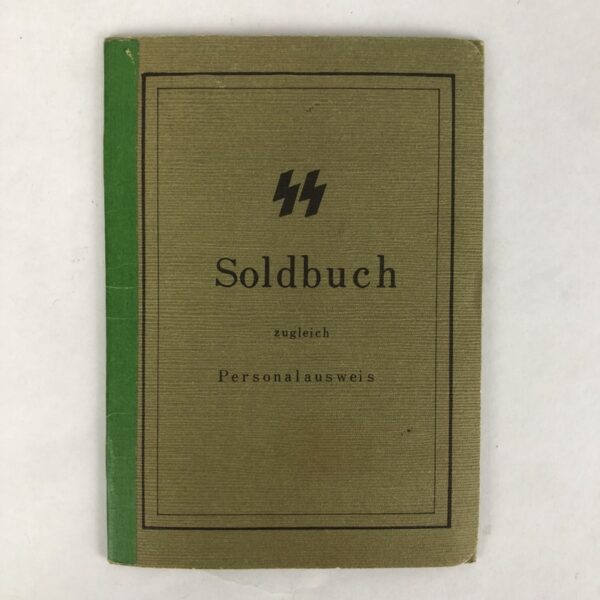 Soldbuch de la Waffen SS WW2 Alemania Repro