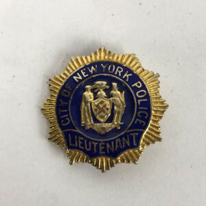 Insignia de Teniente de policía Nueva York USA