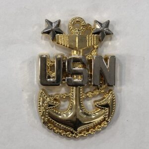 Insignia de Gorra USN Suboficial Jefe Principal USA