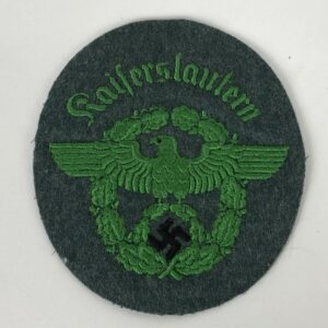 Parche Schutzpolizei Kaiserslautern Alemania WW2