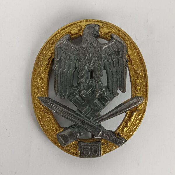 Insignia Asalto General 50 Asaltos WW2 Alemania Repro