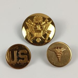 Insignias de Oficial Cuerpo Médico WW2 USA