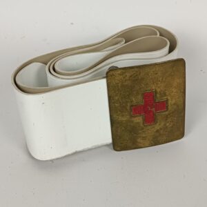 Cinturón Ceñidor de charol Cruz Roja