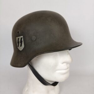 Casco Alemán M35 con funda WW2 Restaurado