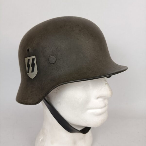 Casco Alemán M35 con funda WW2 Restaurado