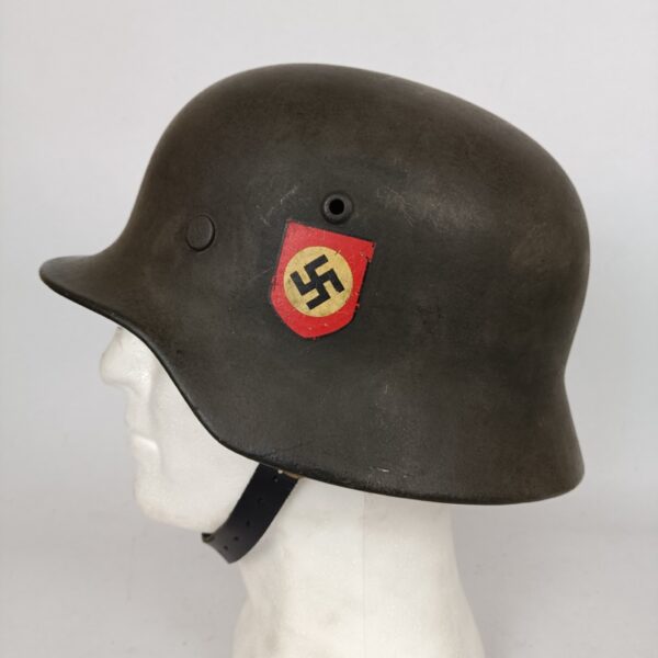 Casco Alemán M35 con funda WW2 Restaurado