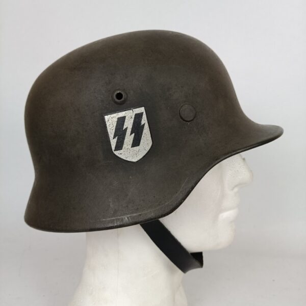 Casco Alemán M35 con funda WW2 Restaurado