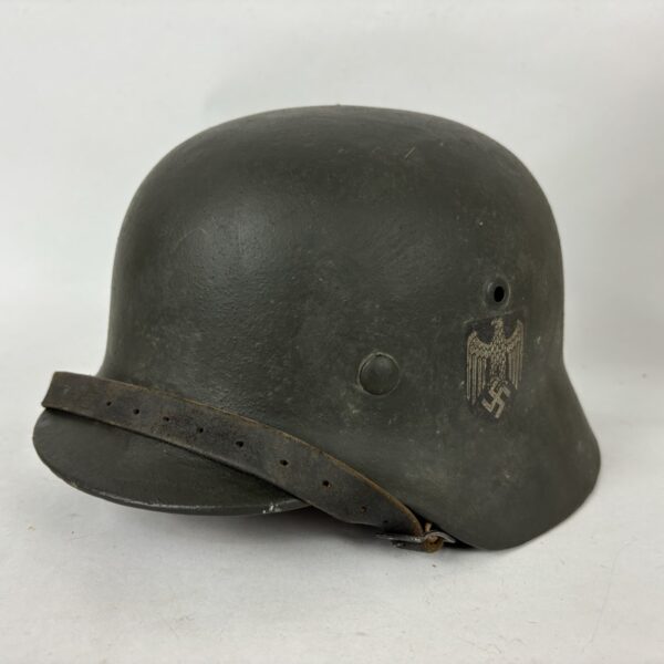 Casco Alemán M40 Wehrmacht Restaurado WW2 Alemania