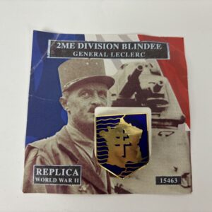 Insignia 2ª División Blindada Leclerc WW2 Francia Repro