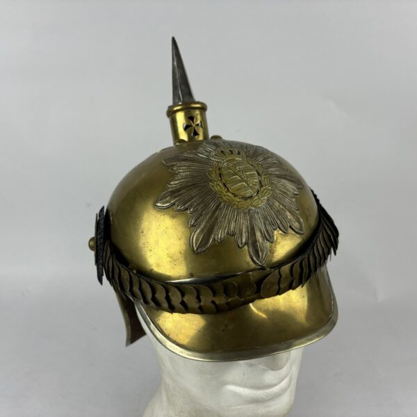 Casco Pickelhaube Coracero Imperio Alemán Repro