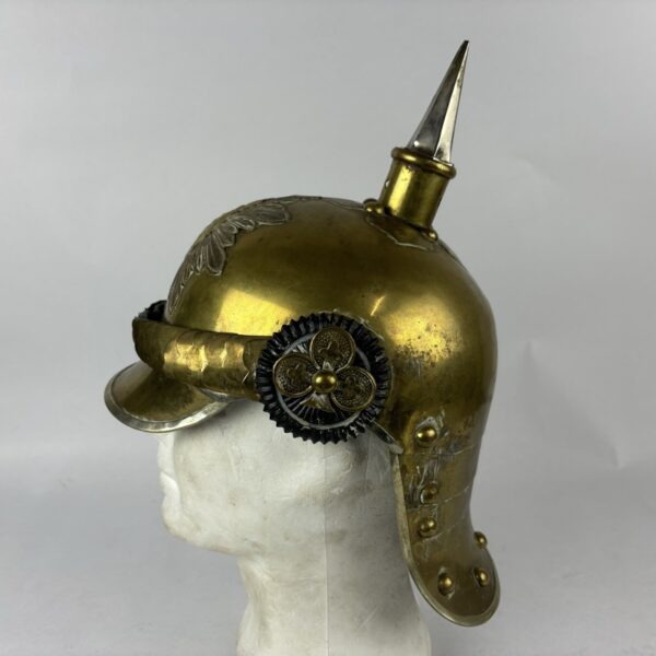 Casco Pickelhaube Coracero Imperio Alemán Repro