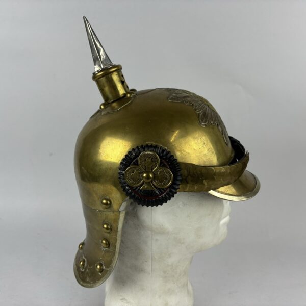 Casco Pickelhaube Coracero Imperio Alemán Repro