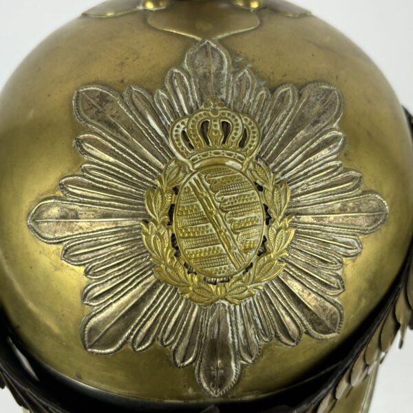 Casco Pickelhaube Coracero Imperio Alemán Repro