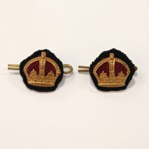 Insignias para Mayor Corona de 20 mm WW2 UK