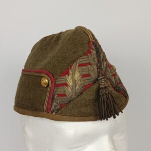 Gorro cuartelero General época de Alfonso XIII