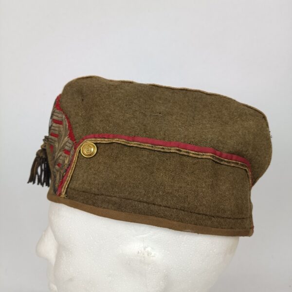 Gorro cuartelero General época de Alfonso XIII