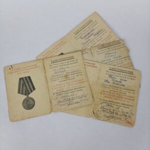 Documento Medalla victoria Alemania WW2 URSS