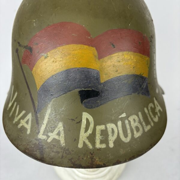 Casco Trubia M1938 República Restaurado