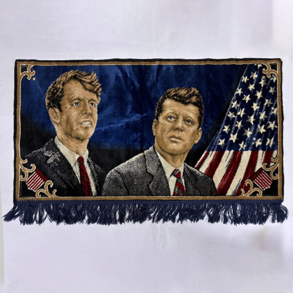 Tapiz de los Hermanos Kennedy años 60 USA