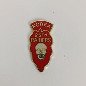 Insignia 25 División Raiders Korea US Army