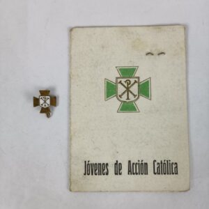 Carnet de Acción Católica y distintivo