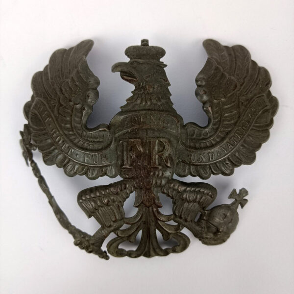 Placa frontal águila para casco Prusiano WW1 Alemania