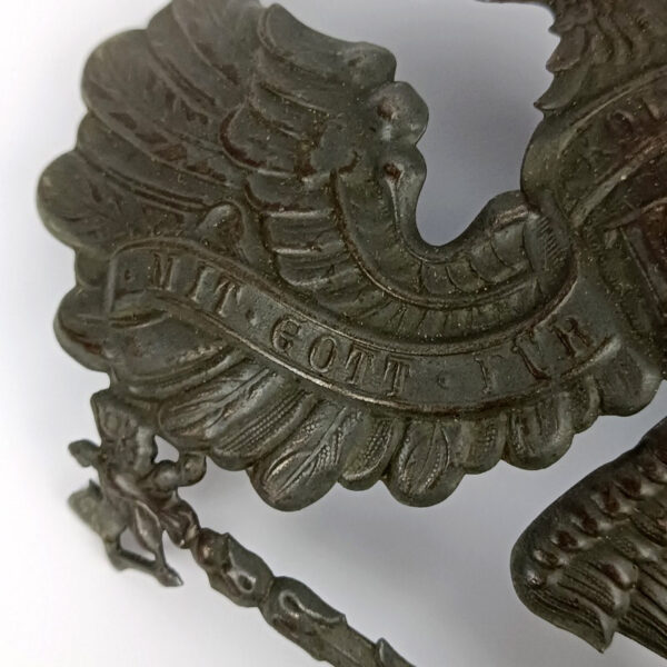 Placa frontal águila para casco Prusiano WW1 Alemania - Imagen 3