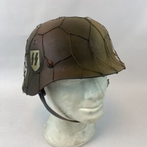 Casco M40 de las SS con camuflaje Alemania Repro