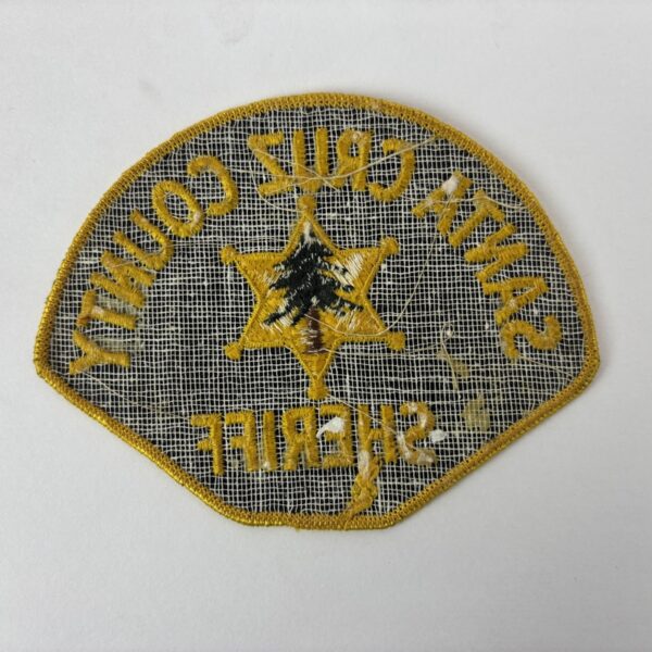 Parche Sheriff de Santa Cruz California USA - Imagen 2