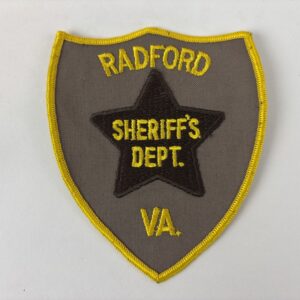 Parche Sheriff de Radford Virginia USA