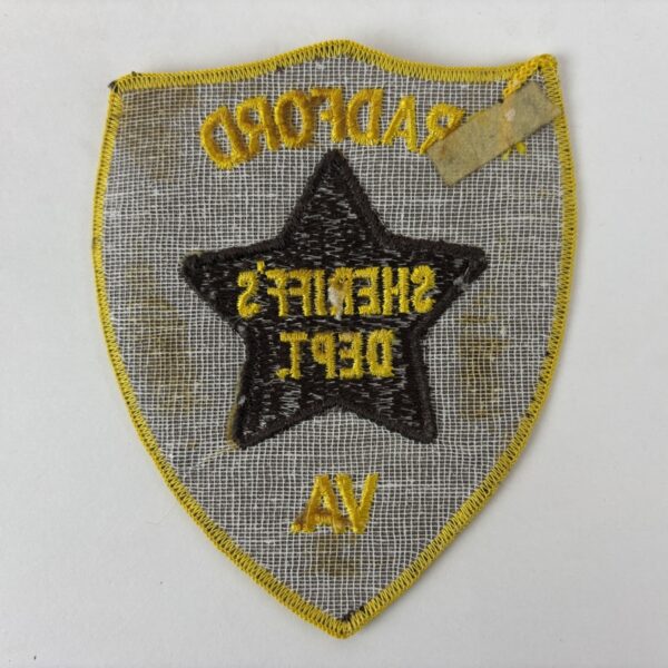 Parche Sheriff de Radford Virginia USA - Imagen 2