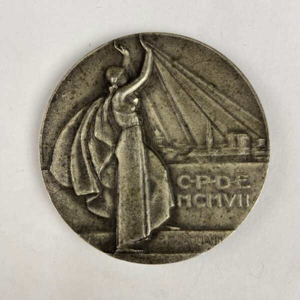 Moneda 25 aniversario CPDE 1932 Francia - Imagen 2