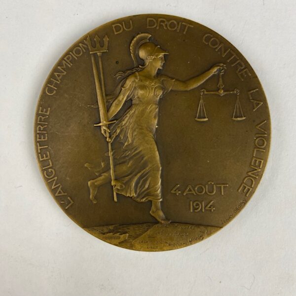 Moneda Tratado de Londres de 1839 WW1 Francia