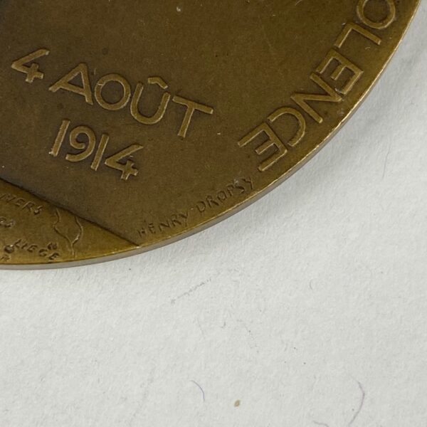 Moneda Tratado de Londres de 1839 WW1 Francia - Imagen 3