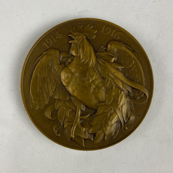 Moneda Honor Patria 1914-1916 WW1 Francia - Imagen 2
