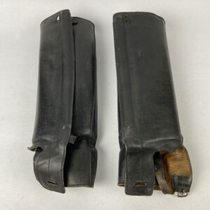 Polainas de cuero negro Ejército España