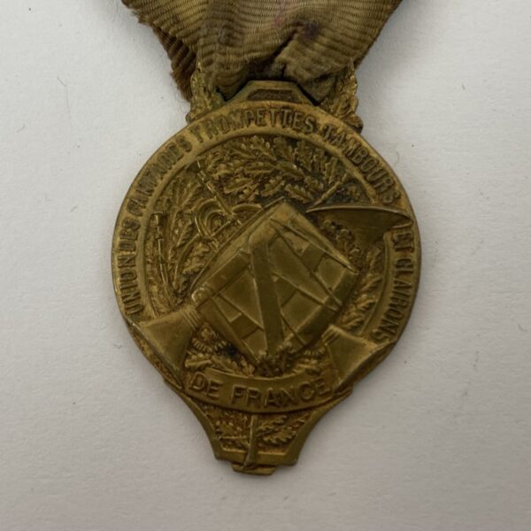 Medalla Francesa - Union des Anciens Trompettes Militaires de France - Imagen 2