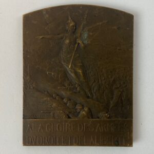 Moneda o Placa Conmemorativa Francia WW1