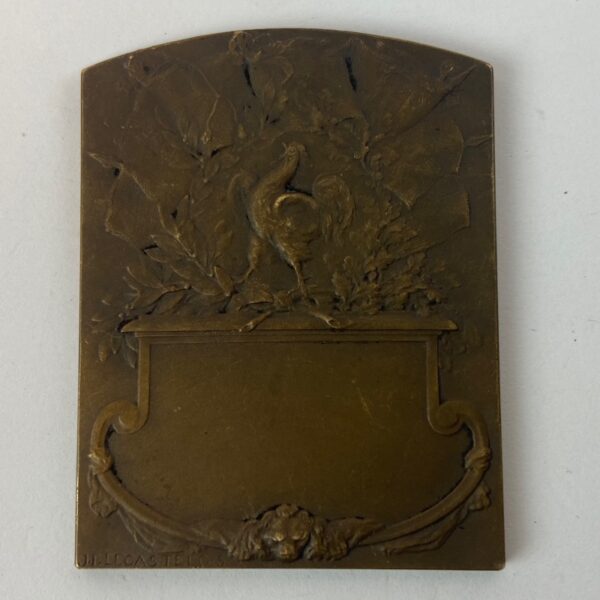 Moneda o Placa Conmemorativa Francia WW1 - Imagen 2