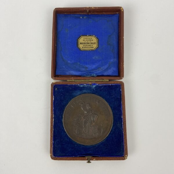 Medalla de Barcelona. Epidemia Fiebre Amarilla 1870 - Imagen 4
