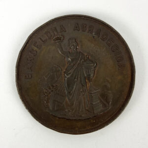 Medalla de Barcelona. Epidemia Fiebre Amarilla 1870
