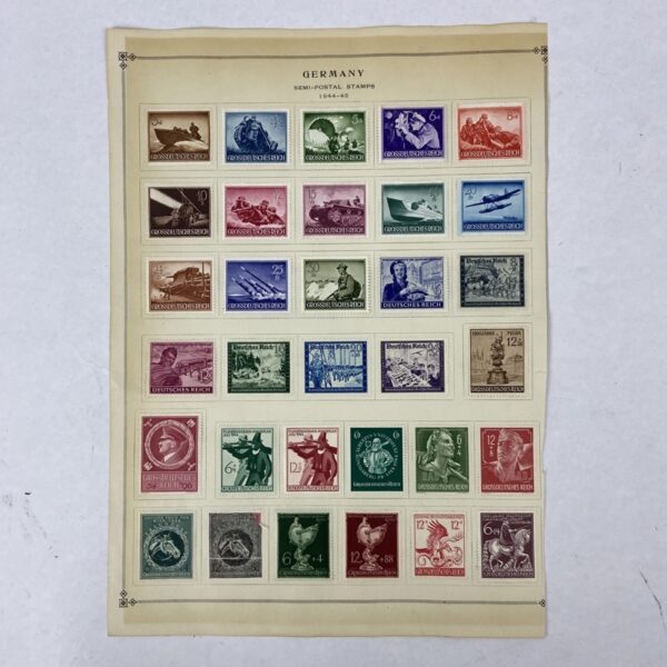 Colección Sellos Adolf Hitler – Alemania Tercer Reich - Imagen 6