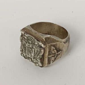 Anillo de plata para piloto USAAF WW2