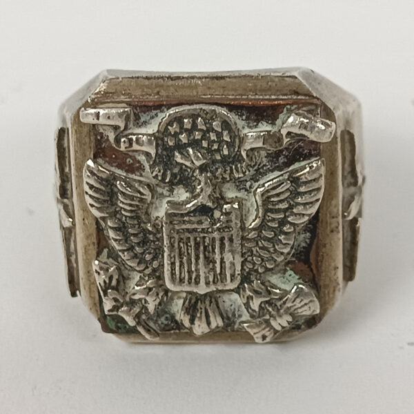 Anillo de plata para piloto USAAF WW2 - Imagen 3