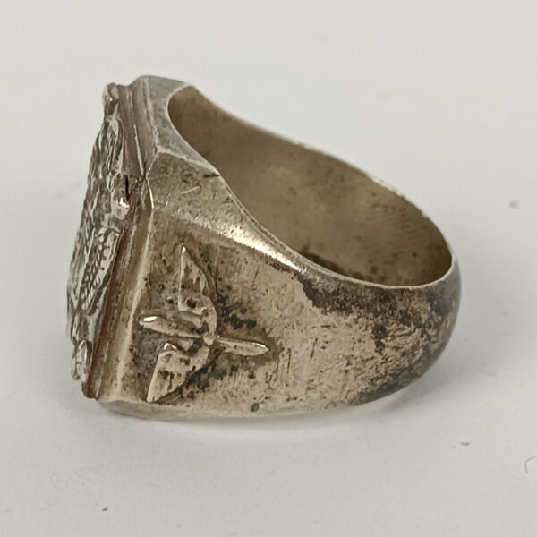Anillo de plata para piloto USAAF WW2 - Imagen 4