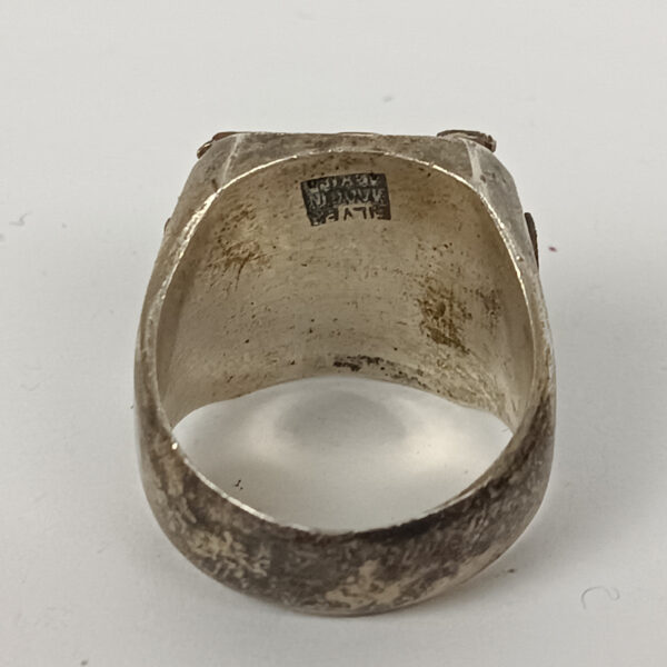 Anillo de plata para piloto USAAF WW2 - Imagen 2