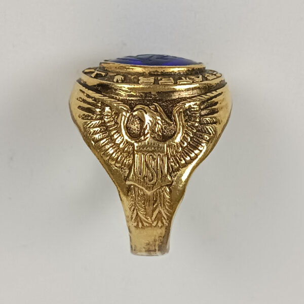 Anillo de oro 10K US Navy USA - Imagen 5