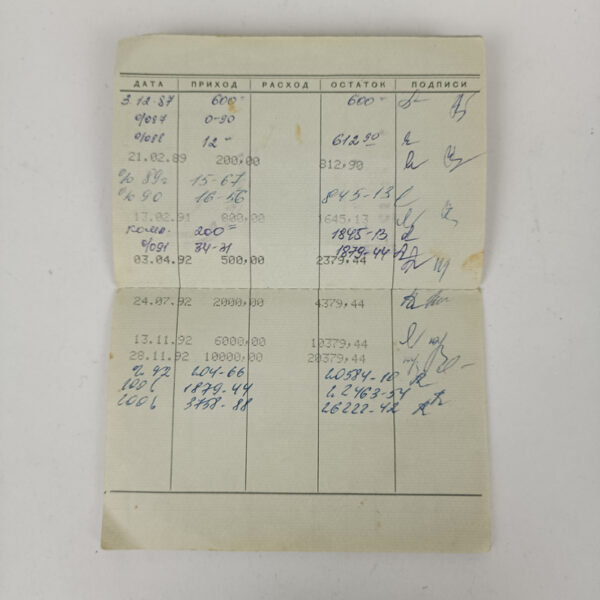 Documentos Bancarios URSS - Imagen 3