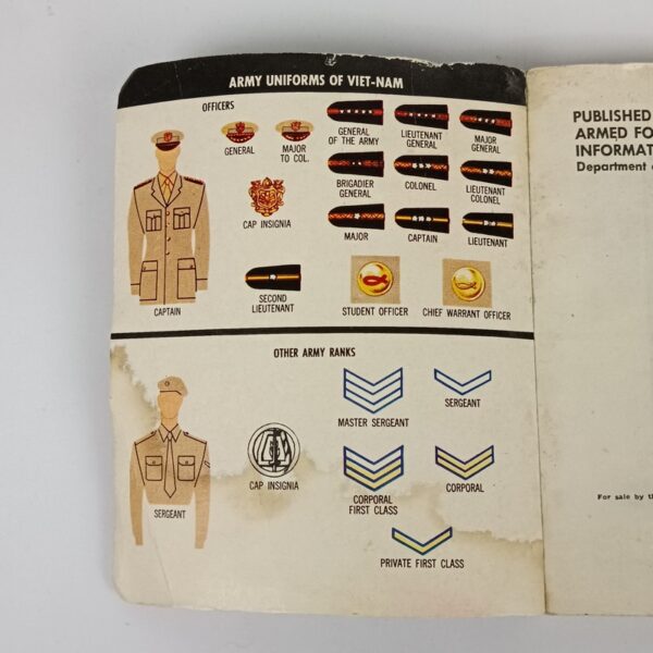 Libro A Pocket Guide to Viet-Nam (Edición Militar de Bolsillo, años 60) - Imagen 3
